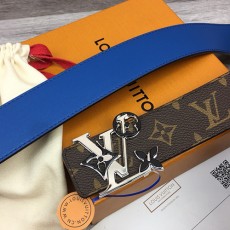 [홍콩명품.LOUIS VUITTON] 루이비통 24SS LV로고 모노그램 가죽 벨트, BT1142, 4.0cm, MR, 명품레플리카,인터넷쇼핑몰,남자명품,해외직구