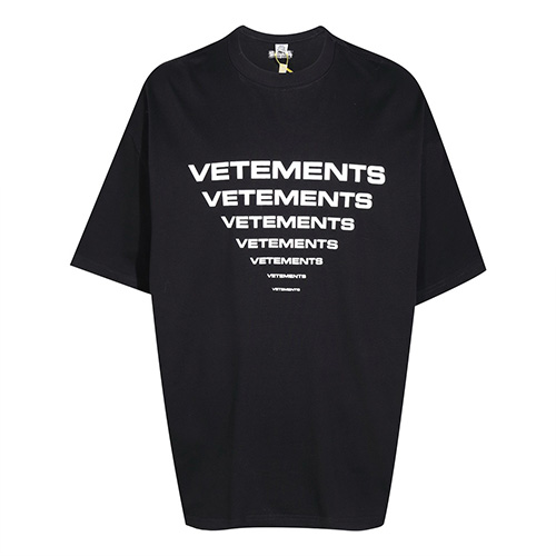 [홍콩명품.VETEMENTS] 베트멍 24SS 로고 프린트 반팔 티셔츠 (2컬러), BM12877, JU, 홍콩명품의류,구매대행,온라인명품