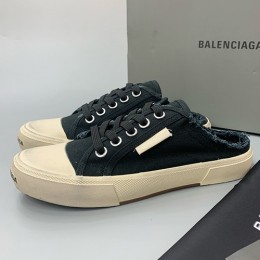 [홍콩명품.BALENCIAGA] 발렌시아가 24SS 로고 빈티지 캔버스 운동화 (블랙), SE2897, PMD, 명품스니커즈,운동화,구두,로퍼,하이탑,신발