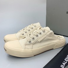 [홍콩명품.BALENCIAGA] 발렌시아가 24SS 로고 빈티지 캔버스 운동화 (아이보리), SE2900, PMD, 명품스니커즈,운동화,구두,로퍼,하이탑,신발