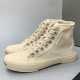 [홍콩명품.BALENCIAGA] 발렌시아가 24SS 로고 캔버스 하이탑 운동화 (아이보리), SE2902, PMD, 명품스니커즈,운동화,구두,로퍼,하이탑,신발