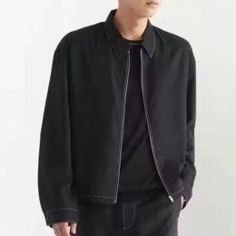 [홍콩명품,PRADA] 프라다 24SS 로고 카라 자켓 (블랙), BM13860, JL, 홍콩명품의류,구 매대행,온라인명품