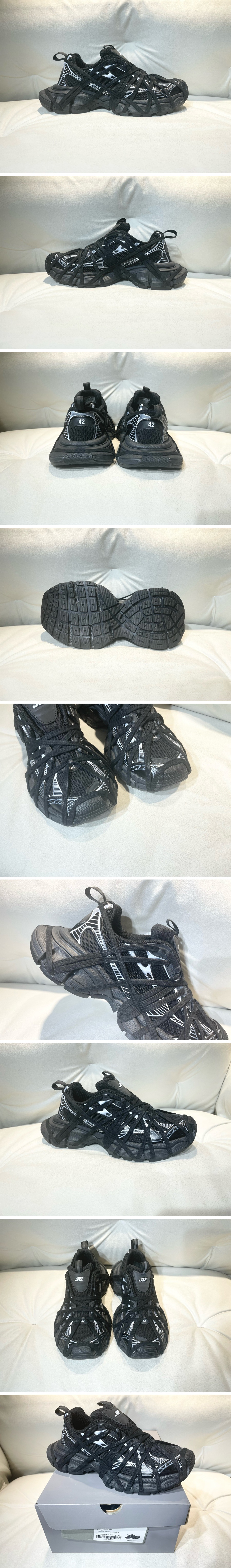 [홍콩명품.BALENCIAGA] 발렌시아가 24SS 로고 3XL 스니커즈 운동화 (블랙), SE3145, S3, 명품스니커즈,운동화,구두,로퍼,하이탑,신발