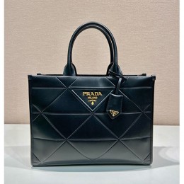 [홍콩명품,PRADA] 프라다 24SS 삼각로고 탑 스티칭 미디엄 심볼 백 1BA378 (블랙), BGM3008, BDA, 홍콩명품가방,명품쇼핑몰,크로스백,핸드백,구매대행,무브타임