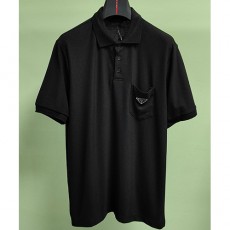 [홍콩명품,PRADA] 프라다 24SS 삼각로고 카라 폴로 반팔 티셔츠 (2컬러), BM14178, JL, 홍콩명품의류,구매대행,온라인명품
