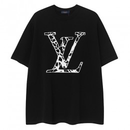 [홍콩명품.LOUIS VUITTON] 루이비통 24SS 로고 그래픽 니트 반팔 티셔츠 (2컬러), BM14329, JU, 홍콩명품의류,구매대행,온라인명품