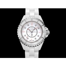 [가격문의][홍콩명품.CHANEL] 샤넬 J12 다이아몬드 33mm 화이트 다이얼 여성용 시계