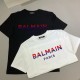 [홍콩명품.BALMAIN] 발망 24SS 로고 프린트 여성 반팔 티셔츠 (2컬러), BM14477, D2W, 홍콩명품의류,구매대행,온라인명품