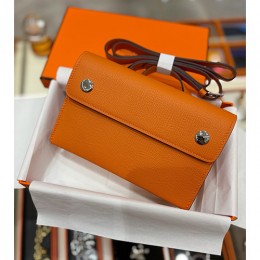 [홍콩명품.Hermes] 에르메스 24SS 로고 Snap wallet 크로스백 (오렌지), BGM3244, H3, 홍콩명품가방,명품쇼핑몰,크로스백,핸드백,구매대행,무브타임