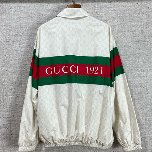 [홍콩명품.Gucci] 구찌 24SS 로고 GG수프림 스트라이프 카라 봄버 자켓 (2컬러), BM14676, JU, 홍콩명품의류,구매대행,온라인명품