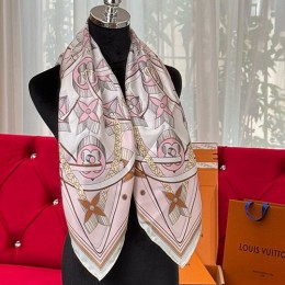 [홍콩명품.LOUIS VUITTON] 루이비통 23SS 로고 패턴 90-90cm 실크 스카프 머플러 (핑크), ET2571, JX, 홍콩명품쇼핑몰,인터넷명품,온라인명품사이트,남자명품,해외직구