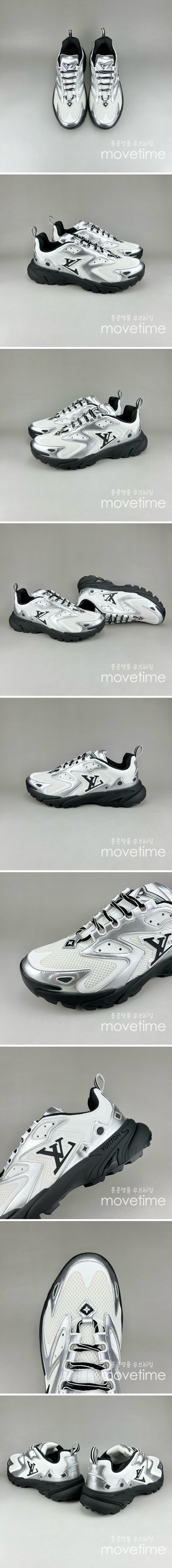 [홍콩명품.LOUIS VUITTON] 루이비통 24SS 로고 RUNNER TATIC 스니커즈 운동화 (실버), SE3657, S3, 명품스니커즈,운동화,구두,로퍼,하이탑,신발