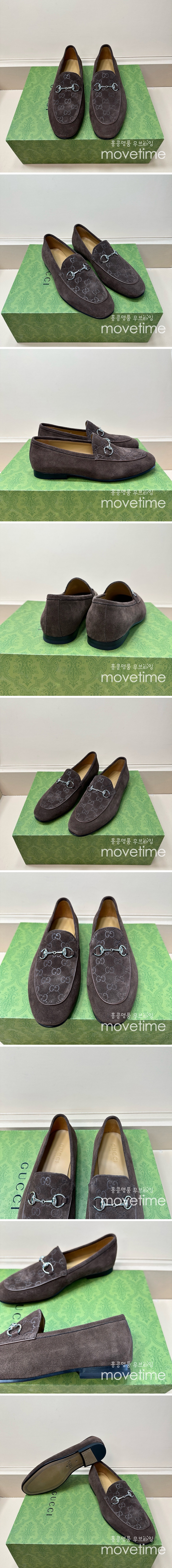 [홍콩명품.Gucci] 구찌 24SS 로고 GG수프림 레더 가죽 구두 로퍼 (브라운), SE3670, S2, 명품스니커즈,운동화,구두,로퍼,하이탑,신발