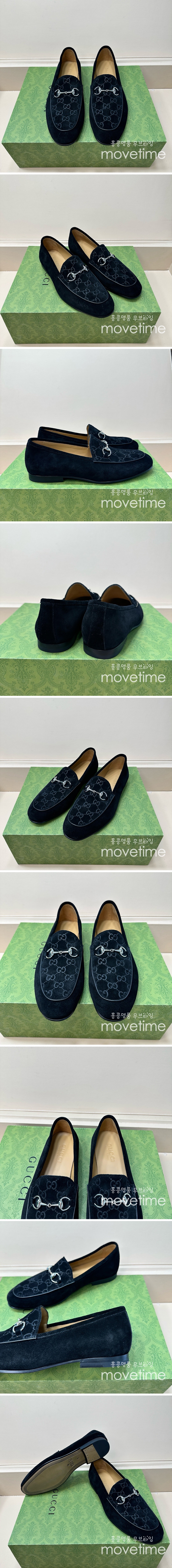 [홍콩명품.Gucci] 구찌 24SS 로고 GG수프림 레더 가죽 구두 로퍼 (블랙), SE3671, S2, 명품스니커즈,운동화,구두,로퍼,하이탑,신발