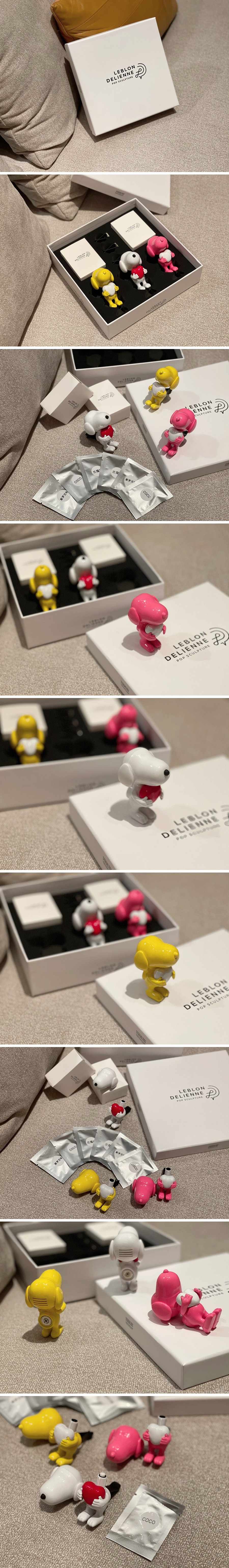 [홍콩명품. LEBLON DELIENNE] 르블롱 딜리엔 24SS 로고 스누피 피규어 차량용 방향제 (3PCS), ET2646, AGG, 홍콩명품쇼핑몰,인터넷명품,온라인명품사이트,남자명품,해외직구