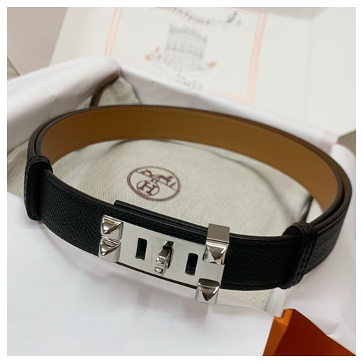 [홍콩명품.Hermes] 에르메스 23SS 로고 여성 레더 가죽 벨트 (블랙-은장), BT1328, H3, 명품레플리카,인터넷쇼핑몰,남자명품,해외직구