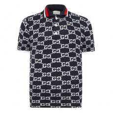 [홍콩명품.Gucci] 구찌 24SS 로고 GG 수프림 카라 폴로 반팔 티셔츠 (블랙), BM15317, JU, 홍콩명품의류,구매대행,온라인명품