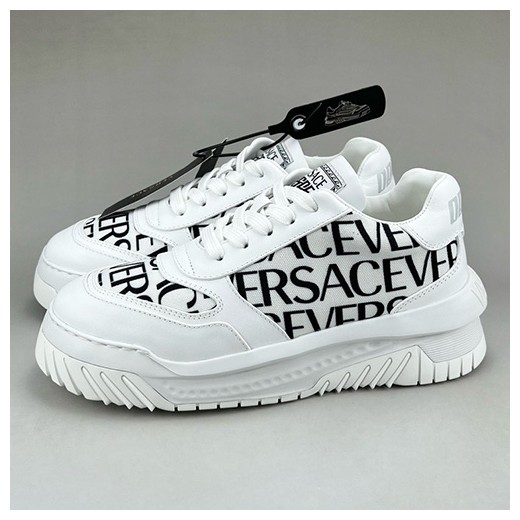 [홍콩명품.VERSACE] 베르사체 24SS 로고 레이어드 스니커즈 운동화 (화이트), SE3892, S3, 명품스니커즈,운동화,구두,로퍼,하이탑,신발
