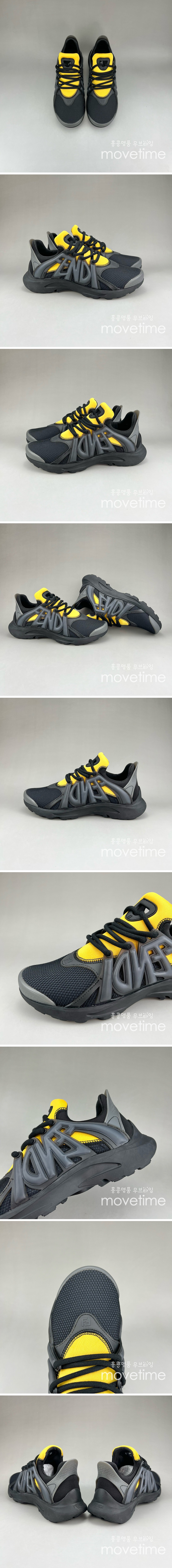 [홍콩명품,FENDI] 펜디 24SS 로고 TAG 스니커즈 운동화 (블랙), SE3914, S3, 명품스니커즈,운동화,구두,로퍼,하이탑,신발