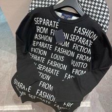 [홍콩명품.LOUIS VUITTON] 루이비통 24SS 로고 폰트 니트 스웨터 (블랙), BM15706, JU, 홍콩명품의류,구매대행,온라인명품