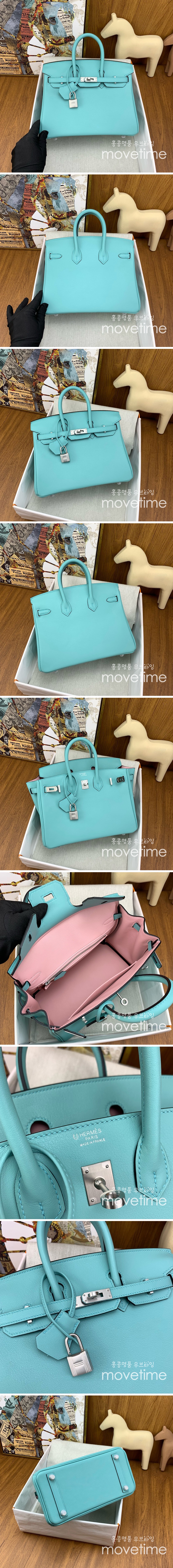 [홍콩명품.Hermes] 에르메스 24SS 로고 Birkin 25cm 토트백 핸드백 (스카이블루-은장), BGM3592, H3, 홍콩명품가방,명품쇼핑몰,크로스백,핸드백,구매대행