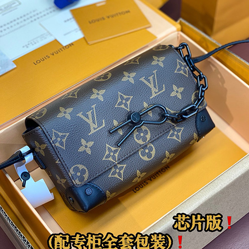 [홍콩명품.LOUIS VUITTON] 루이비통 24SS 로고 모노그램 스티머 웨어러블 월릿 크로스백 M81746 (브라운), BGM3651, BDA, 홍콩명품가방,명품쇼핑몰,크로스백,핸드백,구매대행