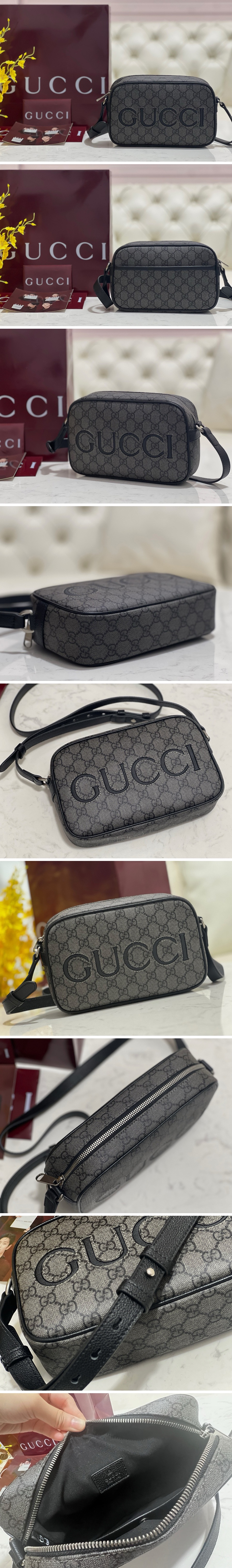 [홍콩명품.Gucci] 구찌 24SS 로고 GG 수프림 미니 숄더백 크로스백 768391 FACQF 1247, BGM3656, BDA, 홍콩명품가방,명품쇼핑몰,크로스백,핸드백,구매대행