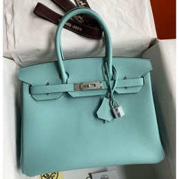 [홍콩명품.Hermes] 에르메스 24SS 로고 Birkin 30cm 토트백 크로스백 (티파니블루-은장), BGM3774, H3, 홍콩명품가방,명품쇼핑몰,크로스백,핸드백,구매대행