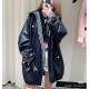 [홍콩명품.CHANEL] 샤넬 24SS 로고 후드 코트 자켓 (블랙), BM16273, PG, 홍콩명품의류,구매대행,온라인명품