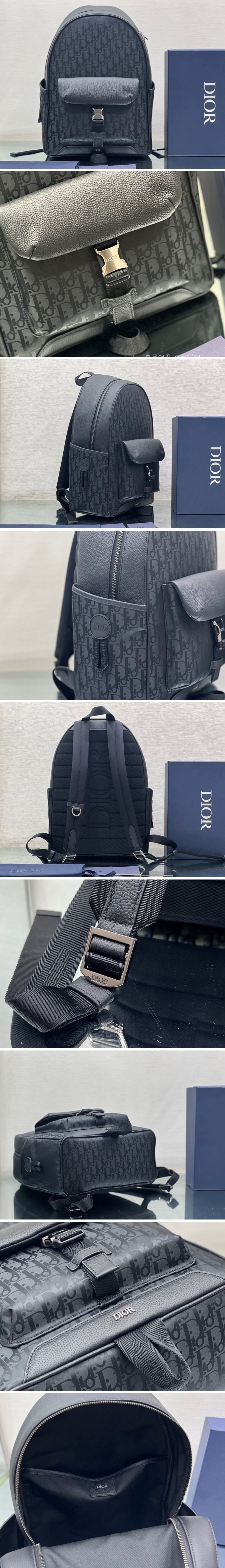 [홍콩명품,Christian Dior] 디올 24SS 로고 오블리크 Explorer 백팩 (블랙), BGM3804, 홍콩명품가방,명품쇼핑몰,크로스백,핸드백,구매대행