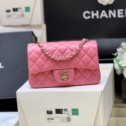 [홍콩명품.CHANEL] 샤넬 24SS 로고 가죽 퀄팅 미니 숄더백 PC1116 (퍼플-은장-20cm), BGM3915, BDA, 홍콩명품가방,명품쇼핑몰,크로스백,핸드백,구매대행