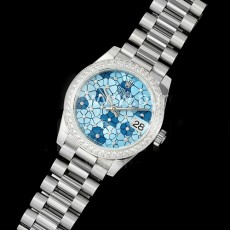 [홍콩명품시계.ROLEX] 로렉스 롤렉스 여성용 31mm 278289 다이아몬드 베젤 블루 다이얼, 메탈밴드