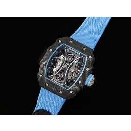 [홍콩명품시계.RICHARD MILLE] 리차드밀레 RM53-1 투어빌론 블랙카본 베젤 스켈레톤 다이얼