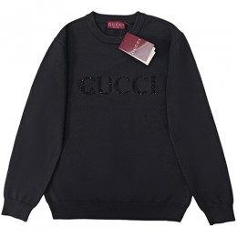 [홍콩명품.Gucci] 구찌 24SS 로고 코튼 니트 스웨터 (브랙), BM16631, JU, 홍콩명품의류,구매대행,온라인명품