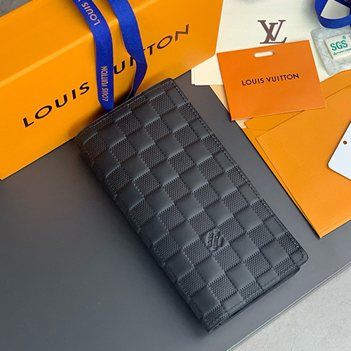 [홍콩명품.LOUIS VUITTON] 루이비통 24SS 로고 다미에 인피니 오닉스 브라짜 월릿 장지갑 N63010 (블랙), BGM4040, BDA, 명품지갑,무브타임쇼핑몰,홍콩명품,사이트,명품쇼핑몰