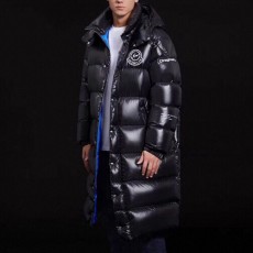 [홍콩명품.MONCLER] 몽클레어 24SS 로고 후드 구스다운 롱 패딩 자켓 (블랙), BM16728, S1F, 홍콩명품의류,구매대행,온라인명품