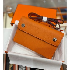 [홍콩명품.Hermes] 에르메스 24SS 로고 Snap wallet 크로스백 (오렌지), BGM4156, H3, 홍콩명품가방,명품쇼핑몰,크로스백,핸드백,구매대행