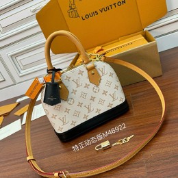 [홍콩명품.LOUIS VUITTON] 루이비통 24SS 로고 모노그램 래더 가죽 토트백 크로스백 M46922 (아이보리), BGM4217, GU2, 홍콩명품가방,명품쇼핑몰,크로스백,핸드백,구매대행