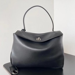 [홍콩명품.BALENCIAGA] 발렌시아가 24SS 로고 레더 가죽 핸드백 크로스백 (블랙), BGM4219, JL, 홍콩명품가방,명품쇼핑몰,크로스백,핸드백,구매대행