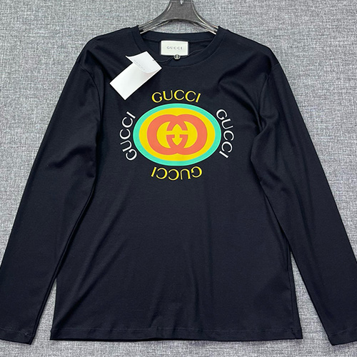 [홍콩명품.Gucci] 구찌 24SS 로고 프린트 긴팔 티셔츠 (2컬러), BM17330, JQ, 홍콩명품의류,구매대행,온라인명품