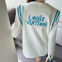 [홍콩명품.LOUIS VUITTON] 루이비통 24SS 로고 자수 여성 라운드넥 자켓 (2컬러), BM17368, TBG, 홍콩명품의류,구매대행,온라인명품