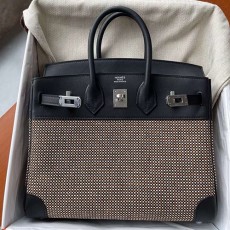 [홍콩명품.Hermes] 에르메스 24SS 로고 Toile Birkin 25cm 캔버스 토트백 핸드백 (브라운-은장), BGM4277, H3, 홍콩명품가방,명품쇼핑몰,크로스백,핸드백,구매대행