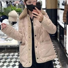 [홍콩명품.MONCLER] 몽클레어 24SS 로고 여성 퀄팅 벨티드 구스다운 패딩 코트 자켓 (2컬러), BM17740, BR, 홍콩명품의류,구매대행,온라인명품