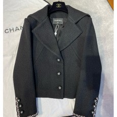 [홍콩명품.CHANEL] 샤넬 24SS 로고 여성 오피스룩 트위드 자켓 (블랙), BM17777, PG, 홍콩명품의류,구매대행,온라인명품