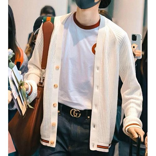 [홍콩명품.Gucci] 구찌 24SS 로고 V넥 니트 가디건 (2컬러), BM17795, JU, 홍콩명품의류,구매대행,온라인명품