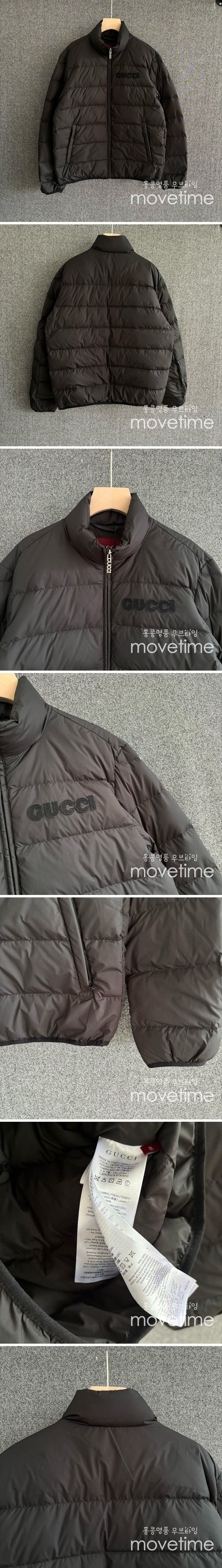 [홍콩명품.Gucci] 구찌 24SS 로고 다운 패딩 자켓 (블랙), BM18064, JU, 홍콩명품의류,구매대행,온라인명품