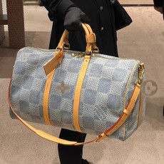 [홍콩명품.LOUIS VUITTON] 루이비통 25SS 로고 다미에 데님 3D 키플 반들리에 50 여행가방 M40739, BGM4335, BDA, 홍콩명품가방,명품쇼핑몰,크로스백,핸드백,구매대행