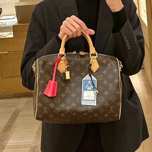 [홍콩명품.LOUIS VUITTON] 루이비통 25SS 로고 모노그램 스피디 소프트 30 크래프티 백 M11945, BGM4349, BDA, 홍콩명품가방,명품쇼핑몰,크로스백,핸드백,구매대행