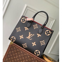 [홍콩명품.LOUIS VUITTON] 루이비통 25SS 로고 온더고 MM 모노그램 블랙 베이지 M45495, BGM4412, BDA, 홍콩명품가방,명품쇼핑몰,크로스백,핸드백,구매대행