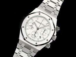 [홍콩명품시계.AUDEMARS PIGUET] 오데마피게 로얄오크 크로노 26240 44mm 화이트 다이얼